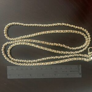 Bandolier Gold/Leather Crossbody Chain Strap